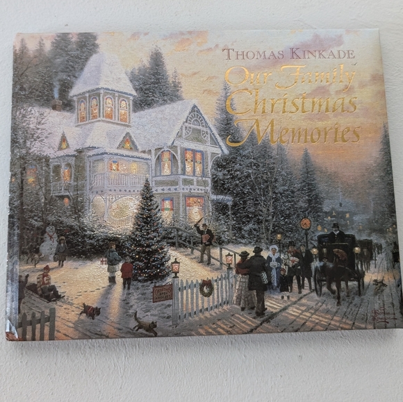 Thomas Kinkade Other - NEW Thomas Kinkade Our Family Christmas Memories Keepsake Book w Slipcase